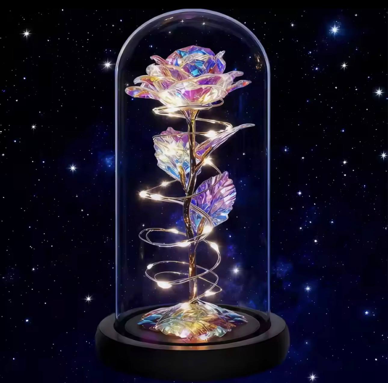 Galaxy Rose Led Light Flower